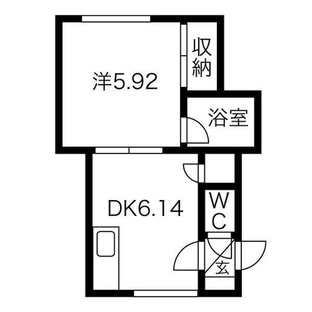 インペリアル23の物件間取画像